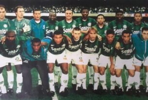 Palmeiras x Cruzeiro em 1998, na final da Copa do Brasil