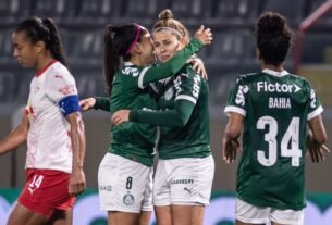 Fe Palermo marcou o gol da vitória do Palmeiras no Paulistão Feminino