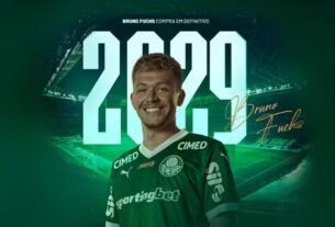 Bruno Fuchs segue no Palmeiras em 2026