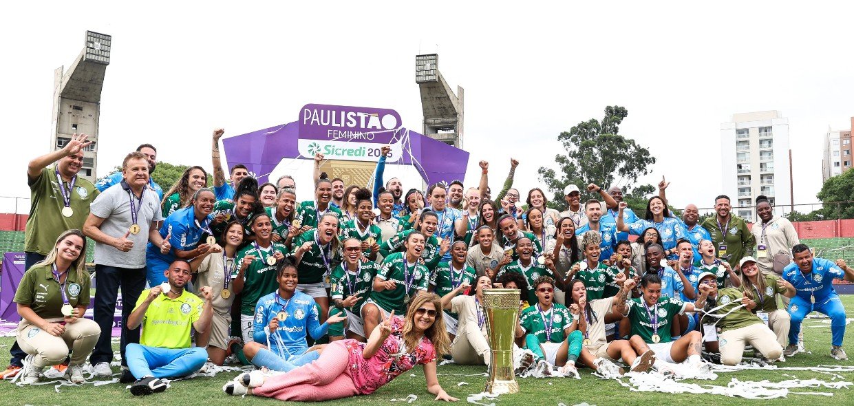 Palmeiras é tetracampeão paulista feminino