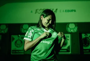 Duda Santos foi anunciada pelo Palmeiras e reforça o time feminino