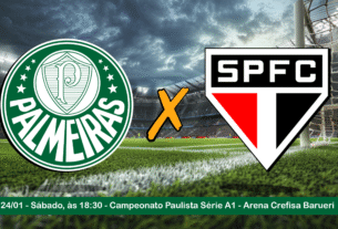 Palmeiras x São Paulo: saiba onde assistir ao clássico AO VIVO na TV